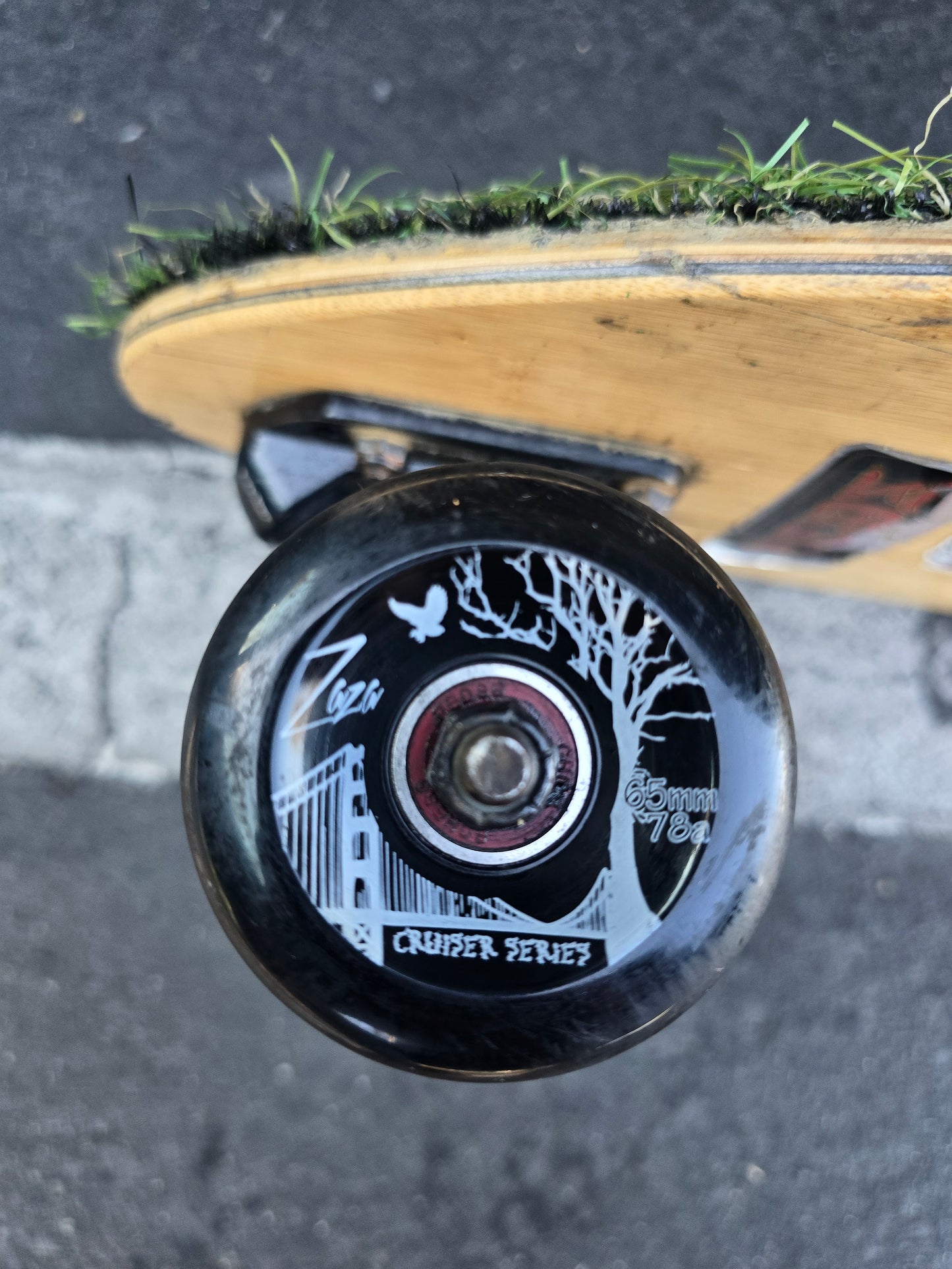 "The grass is always greener"    full set up longboard